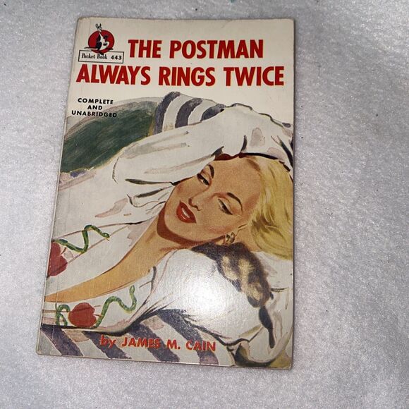 THE POSTMAN ALWAYS RINGS TWICE James M. Cain 1st 1947 Pocket Good - Picture 1 of 4